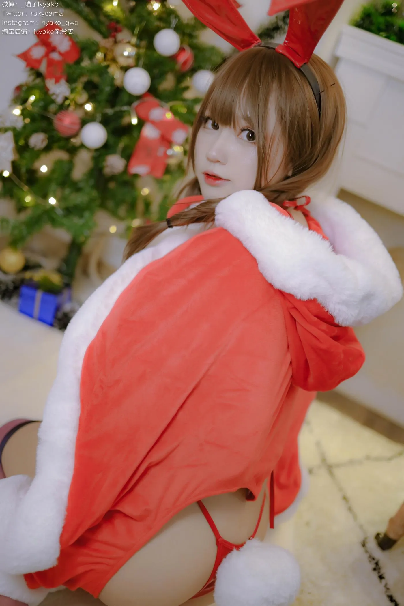 Nyako喵子 – NO.54 Christmas Bunny [68P]插图1